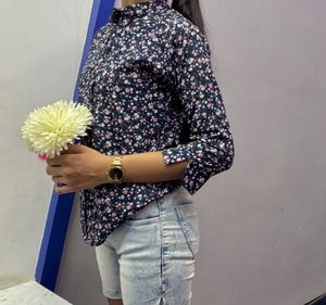 Dark Blue Shirt Women
