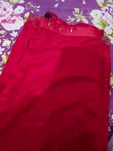 Elegant Red Saree