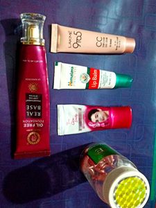Combos Of Foundation Lipbalm &Vitamin E Oil