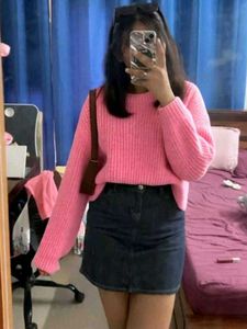 pink pullover
