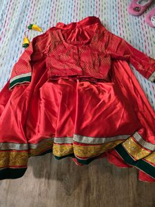 beautiful red Lehenga choli set