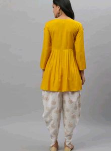 Yellow Embellished Top