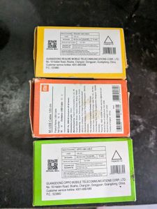 Mobile USB Cables combo pack of 3