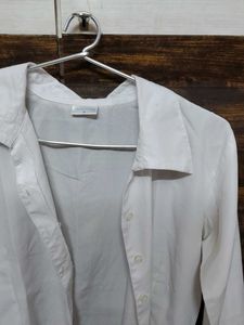 ❗ CLEARANCE ❗ White 3/4 Sleeve Button Down Shirt