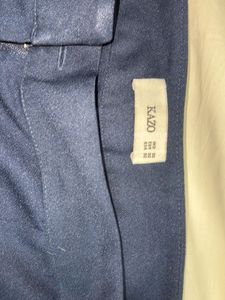 Kazo Navy Blue Palazzo/Trouser