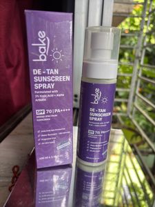 Bake DE-TAN Sunscreen Spray SPF 70