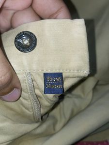 Khaki Color Jeans From Louis Philippe
