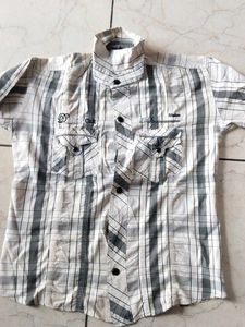 Checked Pattern Shirt
