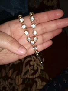 Silver Kundan Long Chain