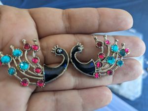 Peacock Earrings