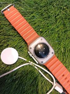 T800 Ultra Smartwatch Orange Strap