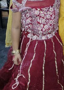 maroon Lehenga Choli
