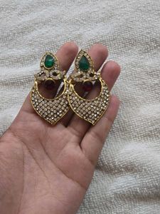 Stunning Gemstone Drop Earrings