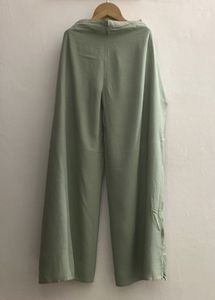 Sage Green Tie-Up Flowy Pants