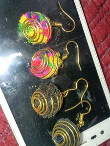 cute mini spiral earing