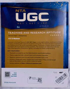 NTA UGC NET/SET/JRF Teaching &amp; Research Aptitude B