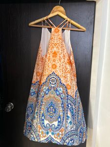 Multi color Beach Dress Printed