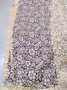 Beautiful Party Wear Velvet Pallu Saree