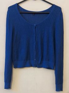Blue Knit Cardigan (item 3)