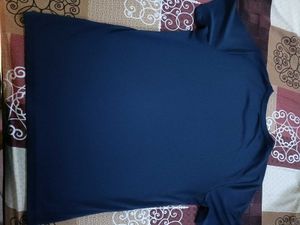 Navy Graphic Print Active T-Shirt