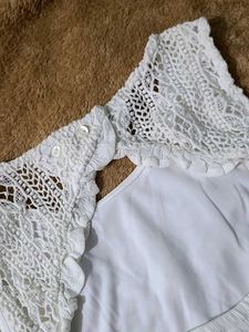 Mini White Dress