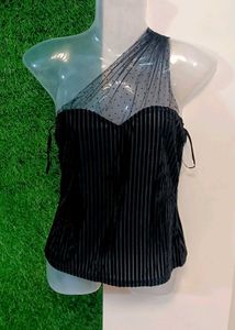 Chic Mesh Polka Dot Top