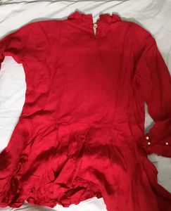 Red Coloured Top