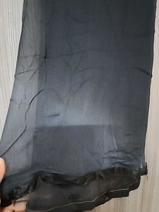 Black Stitched Kurti With Dupatta