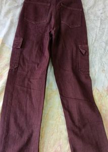 Coffee brown cargo pants