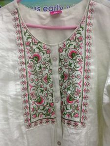 Embroidered Tunic Dress