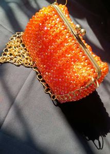 Frame Beaded Handbag