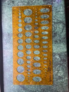 Vintage Circle/Oval / Square Template