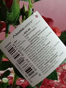 Red Roses Artificial Plant