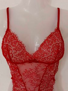 SEXY RED BODYSUIT