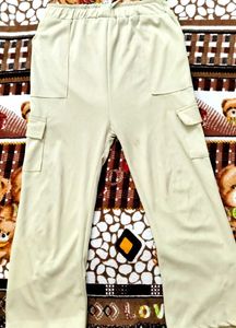 Beige Cargo Pants