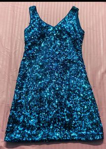 Sequin Blue Dress