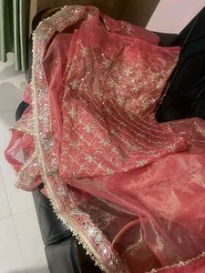 New Partywear Saree Attached With Blouse