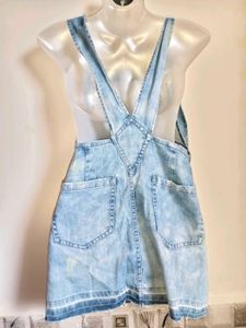 Denim Dungaree Dress