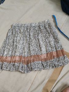 Floral Print Skirt