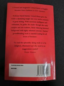 critical history of English Literature Volume 1&amp;2