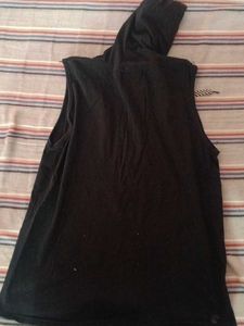 Black &#34;Limited Edition&#34; Sleeveless Hoodie