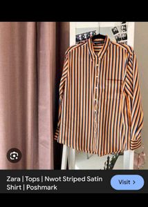 Zara Striped Shirt 🧡