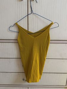 Ribbed Summer Tank V neck Top