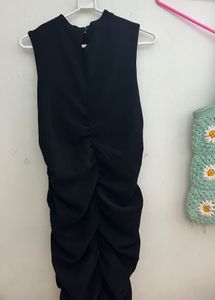 Tokyo Talkies Black Bodycon Dress | Size Xl