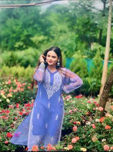 Lavender Kurta With Inner