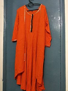 Jacket Style Anarkali Kurti