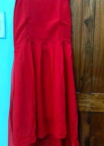Red Sleeveless Dress
