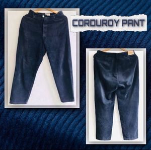 Navy Corduroy Pants