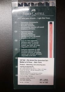 FABER-CASTELL 6 PITT Artist Pens &lt;&gt;