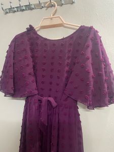 Georgette Purple Dress